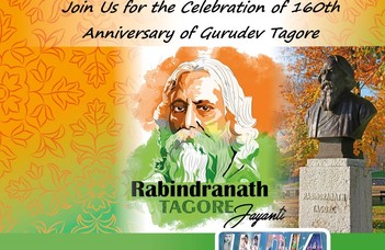 Ravíndranáth Tagore, a nagy bengáli költő születési évfordulóját ünnepeljük