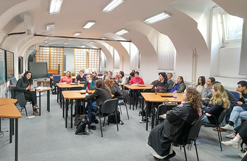 A Ljubljanai Egyetem Filozófia Tanszékének munkatársa vendégelőadásban mutatta be kutatási területét