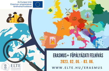 Ismét meghirdetésre kerültek az Erasmus+ Európán belüli és kívüli hallgatói főpályázatok.